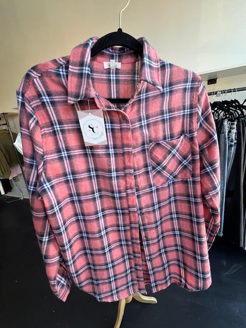 Pink Button Down Shirt