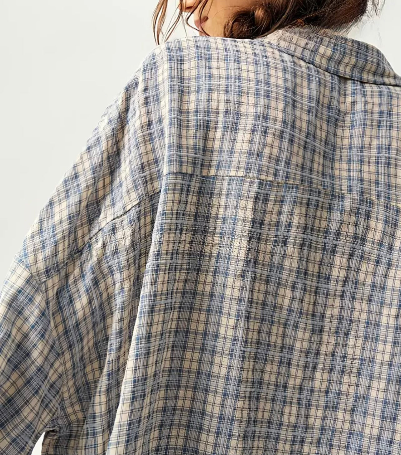 Spring Drop Shoulder Flannel