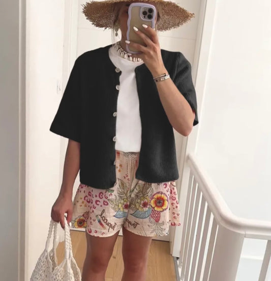 Short Sleeve Cardigan