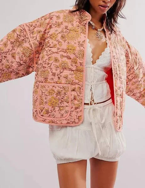 Pink Quilt Jacket