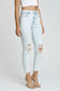High Rise Light Wash Mom Jeans
