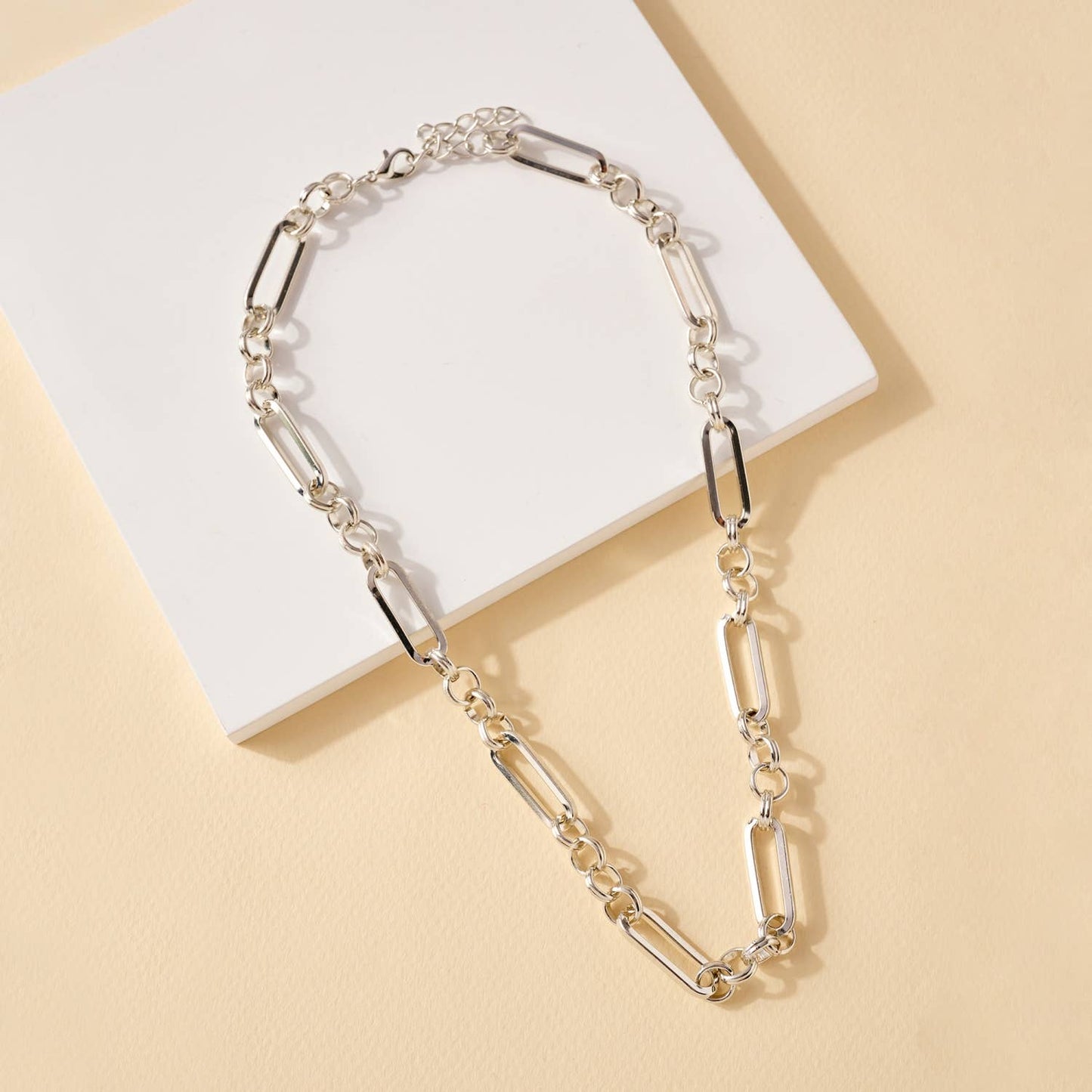 Mixed Chain Link Necklace