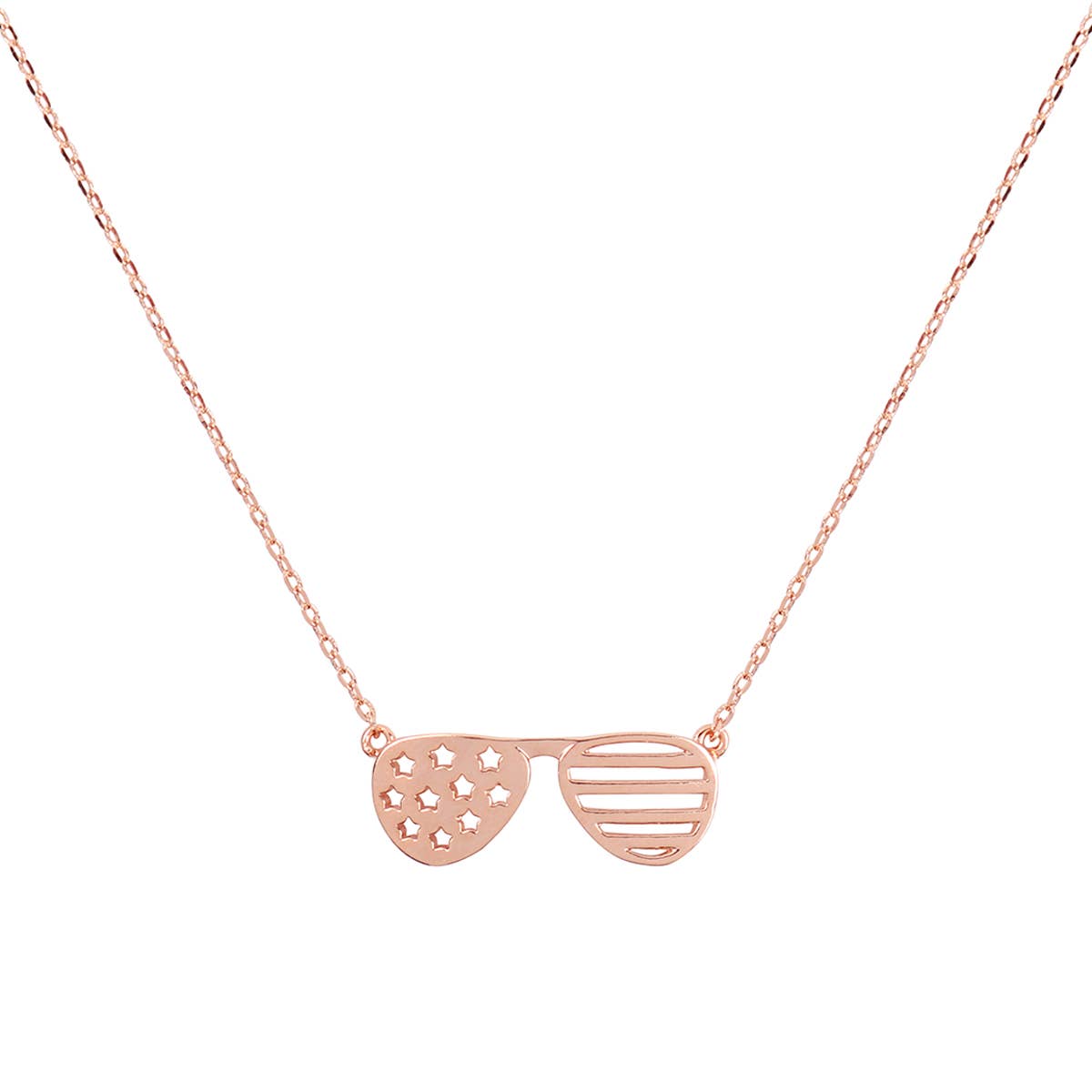 American Flag Sunglasses Necklace