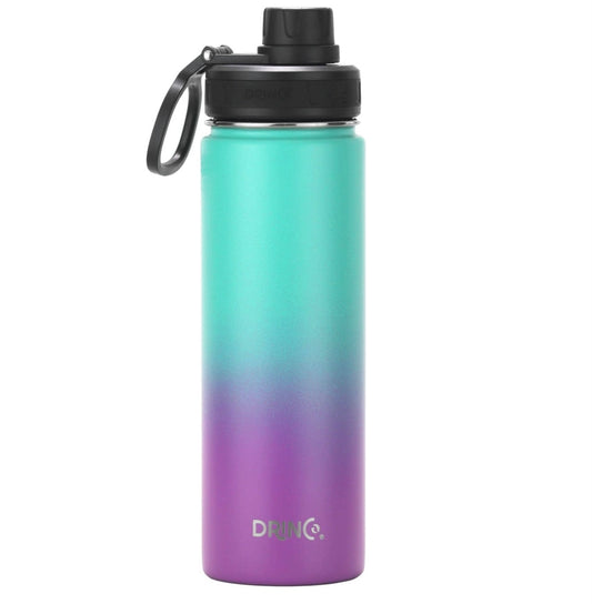 Stainless Steel Insulated Water Bottle | Ombre Fuchsia Teal